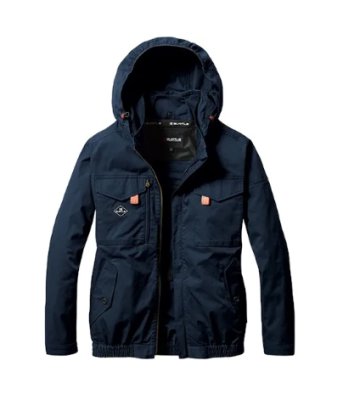 画像4: AC2041【ブルゾンのみ】エアークラフト／長袖(綿100%)・サイドファン (4)