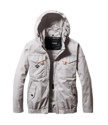 画像5: AC2041【ブルゾンのみ】エアークラフト／長袖(綿100%)・サイドファン (5)