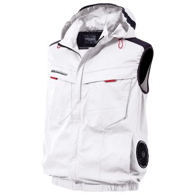 画像6: V2519【セット】ブルゾン・ファン・バッテリー(充電器付)／エコベスト(フルハーネス)・サイドファン (6)