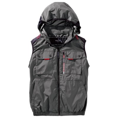 画像6: V1129【ブルゾンのみ】快適ウェア／ベスト(フルハーネス)・上部ファン (6)