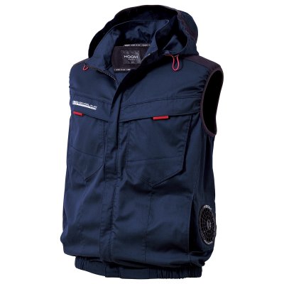 画像3: V2519【セット】ブルゾン・ファン・バッテリー(充電器付)／エコベスト(フルハーネス)・サイドファン (3)