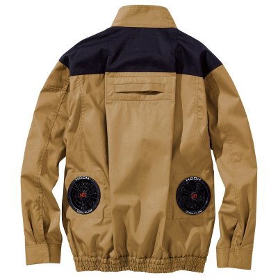 画像6: V4222【セット】ブルゾン・ファン・バッテリー(充電器付)／難燃長袖(フルハーネス) (6)