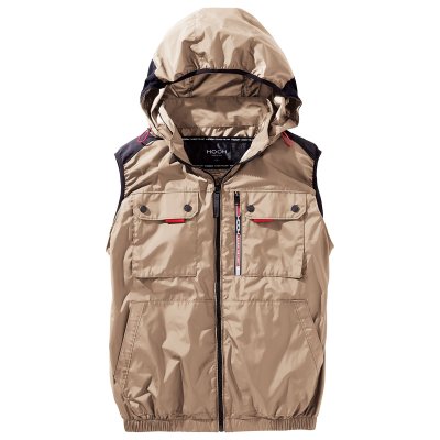 画像5: V1129【ブルゾンのみ】快適ウェア／ベスト(フルハーネス)・上部ファン (5)