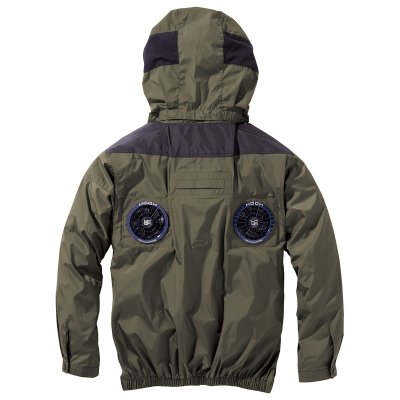 画像6: V1122【ブルゾンのみ】快適ウェア／長袖(フルハーネス)・上部ファン (6)