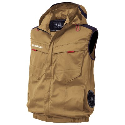 画像7: V2519【セット】ブルゾン・ファン・バッテリー(充電器付)／エコベスト(フルハーネス)・サイドファン (7)