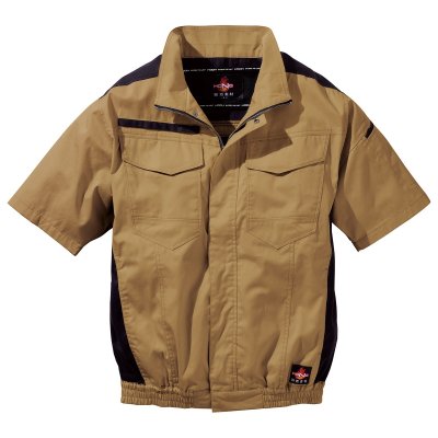 画像6: V4277【ブルゾンのみ】快適ウェア／難燃半袖(フルハーネス) (6)