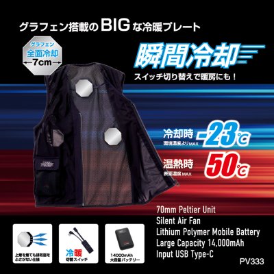 画像12: PV333 ペルチェベストセット(八角形) (12)