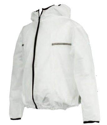 画像4: AZW3180【空調服(R)セット】空調服(R)ブルゾン・ファン・バッテリー(充電器付)／フード長袖・使い切り (4)