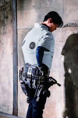 画像4: XE98034【ブルゾンのみ】ジーベック空調服(R)／遮熱半袖・上部ファン (4)