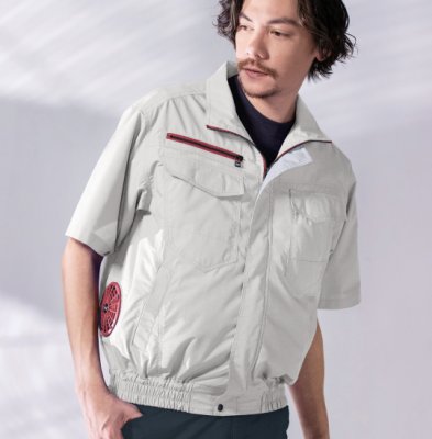 画像3: XE98032【ブルゾンのみ】ジーベック空調服(R)／遮熱半袖・サイドファン (3)