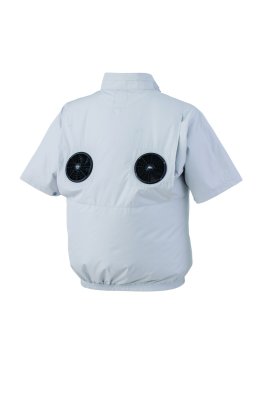 画像8: XE98034【ブルゾンのみ】ジーベック空調服(R)／遮熱半袖・上部ファン (8)