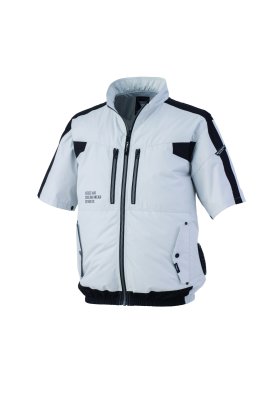 画像5: XE98033【空調服(R)セット】ブルゾン・ファン・バッテリー(充電器付)／遮熱半袖・サイドファン (5)