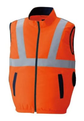 画像6: 9210【空調服(R)セット】ブルゾン・ファン・バッテリー(充電器付)／高視認ベスト・サイドファン (6)