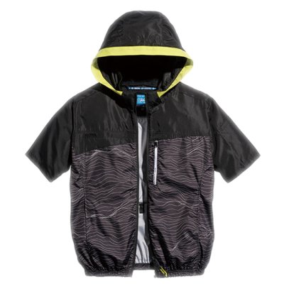 画像8: 05571【セット】S-AIRブルゾン・ファン・バッテリー(充電器付)／遮熱半袖(着脱フード)・サイドファン (8)