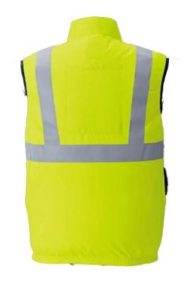 画像5: 9210【空調服(R)セット】ブルゾン・ファン・バッテリー(充電器付)／高視認ベスト・サイドファン (5)