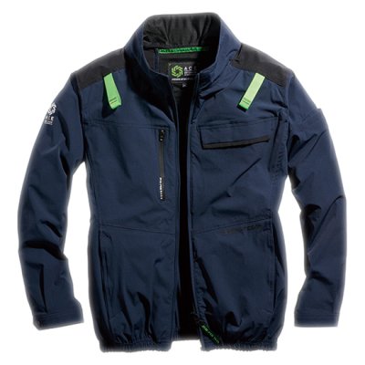 画像3: 05510【ブルゾンのみ】S-AIRブルゾン／冷感×遮熱長袖(ハーネス)・サイドファン (3)