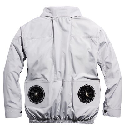 画像5: 05590【セット】S-AIRブルゾン・ファン・バッテリー(充電器付)／遮熱長袖 (5)