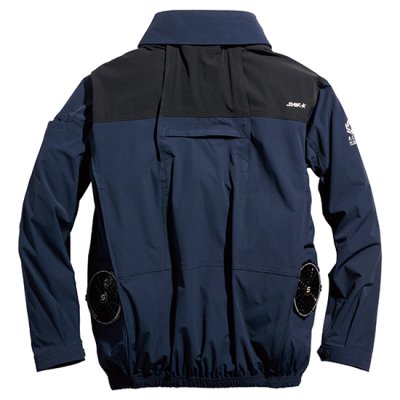 画像4: 05510【ブルゾンのみ】S-AIRブルゾン／冷感×遮熱長袖(ハーネス)・サイドファン (4)