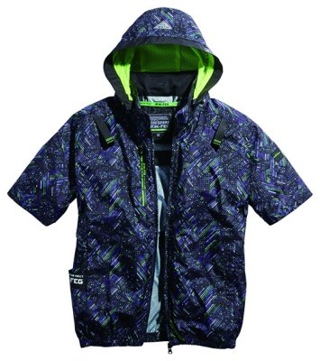 画像2: 05431【セット】S-AIRブルゾン・ファン・バッテリー(充電器付)／遮熱半袖(ハーネス) (2)