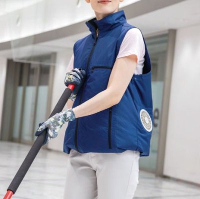 画像8: KU91830【空調服(R)セット】空調服(R)ブルゾン・ファン・バッテリー(充電器付)/ベスト・ポリエステル (8)