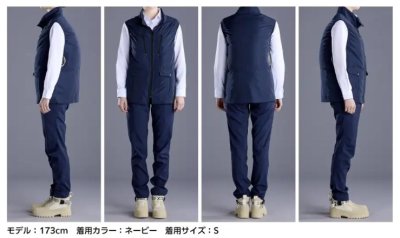 画像21: 74280【空調服(R)セット】自重堂Z-DRAGONブルゾン・ファン・バッテリー(充電器付)／エコベスト・サイドファン (21)