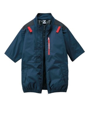 画像2: 74340【空調服(R)セット】自重堂Z-DRAGONブルゾン・ファン・バッテリー(充電器付)／遮熱半袖(フルハーネス)・サイドファン (2)