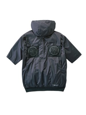 画像5: 74400【空調服(R)セット】自重堂Z-DRAGONブルゾン・ファン・バッテリー(充電器付)／遮熱半袖(フルハーネス)・上部ファン (5)