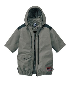 画像4: 74310【空調服(R)セット】自重堂Z-DRAGONブルゾン・ファン・バッテリー(充電器付)／遮熱半袖(フルハーネス)・サイドファン (4)