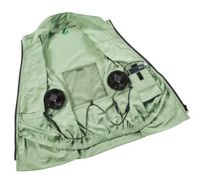 画像11: 74280【空調服(R)セット】自重堂Z-DRAGONブルゾン・ファン・バッテリー(充電器付)／エコベスト・サイドファン (11)