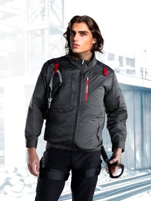 画像2: 74330【ブルゾンのみ】自重堂Z-DRAGON空調服(R)／遮熱長袖(フルハーネス)・サイドファン (2)