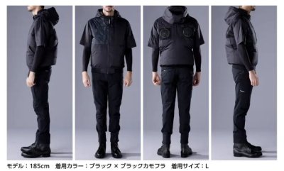画像27: 74400【空調服(R)セット】自重堂Z-DRAGONブルゾン・ファン・バッテリー(充電器付)／遮熱半袖(フルハーネス)・上部ファン (27)