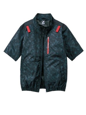画像5: 74340【空調服(R)セット】自重堂Z-DRAGONブルゾン・ファン・バッテリー(充電器付)／遮熱半袖(フルハーネス)・サイドファン (5)