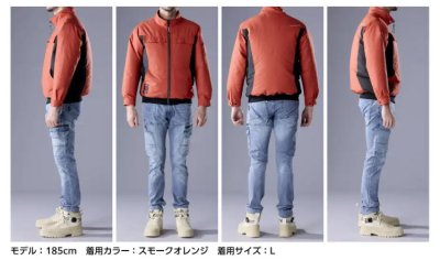画像24: 54190【ブルゾンのみ】自重堂Jawin空調服(R)／遮熱長袖・サイドファン (24)