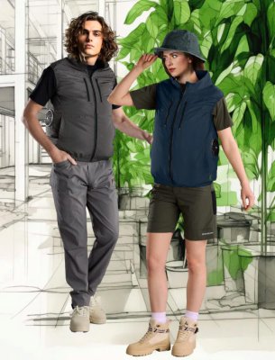 画像2: 74290【ブルゾンのみ】自重堂Z-DRAGON空調服(R)／エコベスト(ポシェット付属)・サイドファン (2)