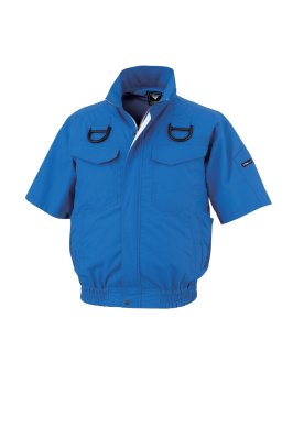 画像6: XE98107【ブルゾンのみ】ジーベック空調服(R)／遮熱半袖(フルハーネス)・サイドファン (6)