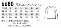 画像1: 6680 長袖コンプレッション (1色)