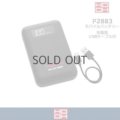 画像1: P2883 モバイルバッテリー (1)
