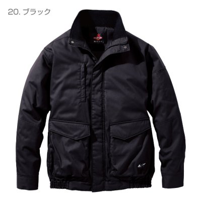 画像3: 4133 難燃軽防寒ブルゾン (3色) (3)