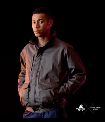 画像6: 4133 難燃軽防寒ブルゾン (3色) (6)