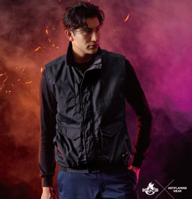 画像7: 4199 難燃軽防寒ベスト (3色) (7)