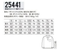 画像1: 25441 長袖ポロシャツ・鹿の子（8色）