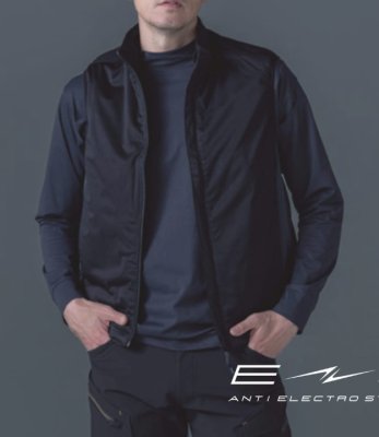 画像10: 6638 ES防風ストレッチライトウォームベスト (3色) (10)