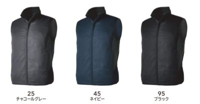 画像4: 6638 ES防風ストレッチライトウォームベスト (3色) (4)