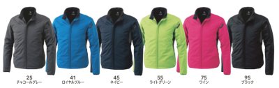画像6: 6636 ES防風ストレッチライトウォームジャケット (6色) (6)