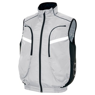 画像2: AZ-50195【ブルゾンのみ】アイトス空調服(R)／ベスト[スペーサーパッド対応] (2)