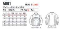 画像1: 5001 ジャケット (5色)