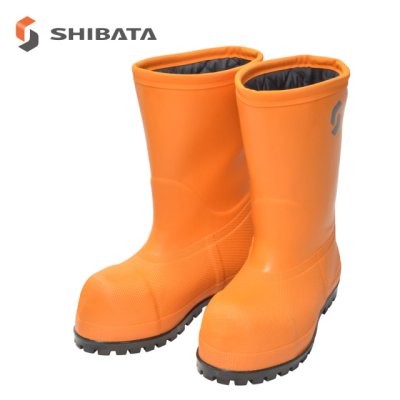 画像1: NR013 冷凍庫用〈-60℃対応〉防寒安全長靴 (オレンジ) (1)