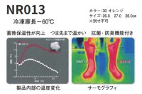 画像3: NR013 冷凍庫用〈-60℃対応〉防寒安全長靴 (オレンジ)