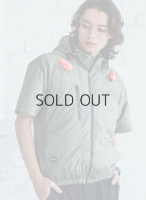 画像2: AC2096【ブルゾンのみ】エアークラフト／遮熱半袖(フルハーネス)・サイドバックファン (2)