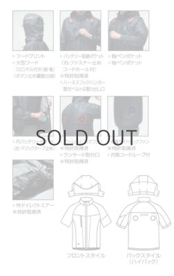 画像10: AC2096HB【ブルゾンのみ】エアークラフト／遮熱半袖(フルハーネス)・ハイバックファン (10)